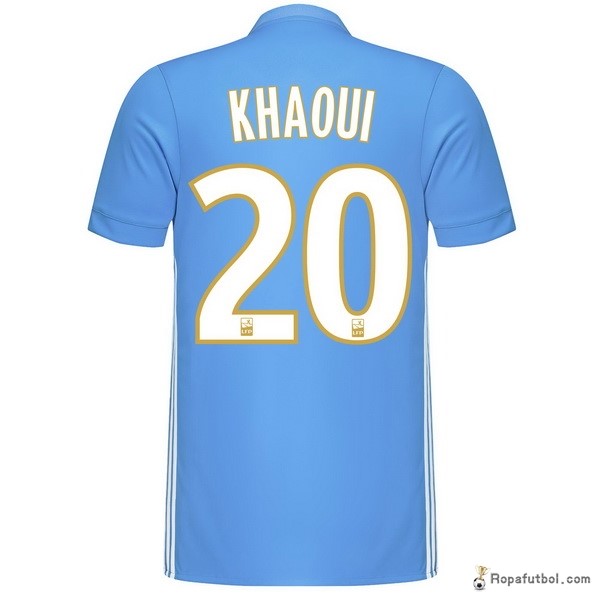 Camiseta Marsella Replica Segunda Ropa Khaoui 2017/18